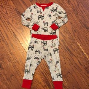 Toddler holiday pj set